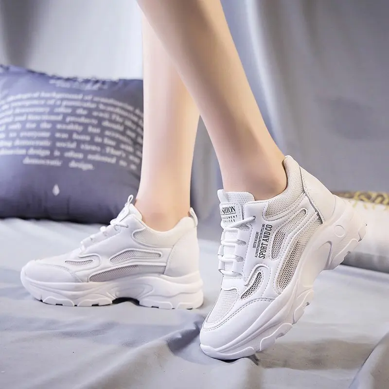 Mesh Breathable Vulcanize Shoes Summer Shoes Women Fashion Sneakers Women Lace-Up Casual Flat Shoes Running Platform Sneakers
Mesh Breathable Vulcanize Shoes Summer Shoes Women Fashion Sneakers Women Lace-Up Casual Flat Shoes Running Platform Sneakers