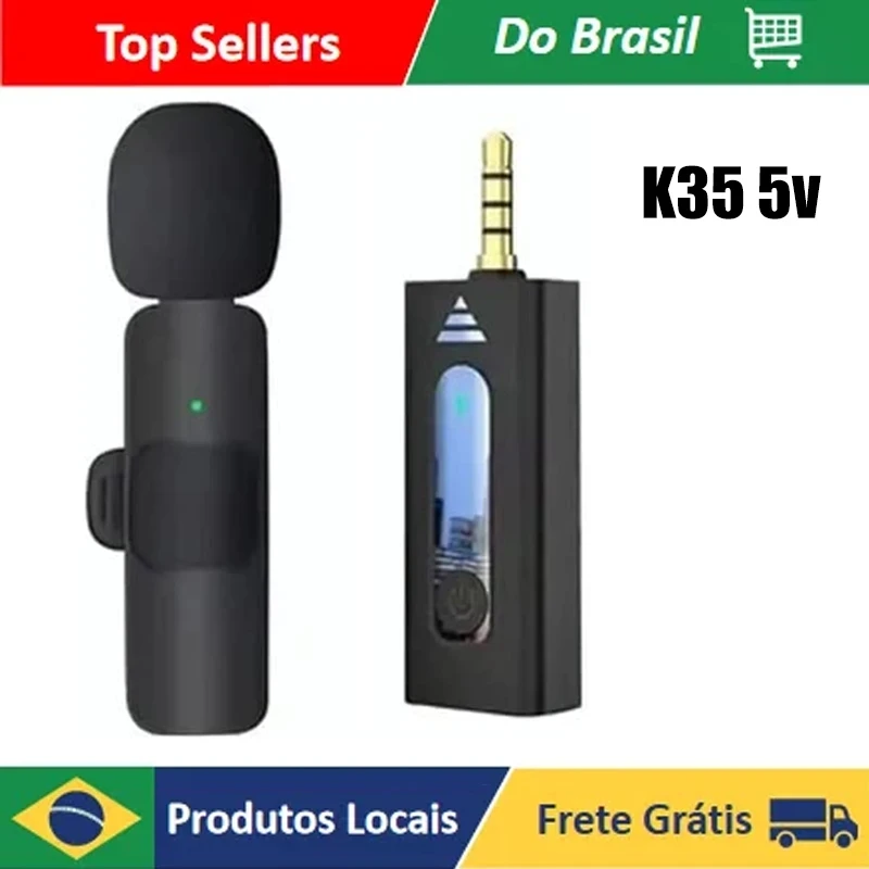 Microfone lapela k35 de lapela omnidirecional condensador microfone para smartphone sem fio 3.5mm 
Microfone lapela k35 de lapela omnidirecional condensador microfone para smartphone sem fio 3.5mm
