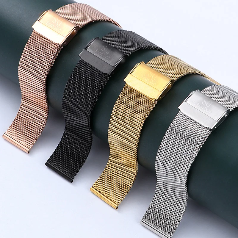 Stainless Steel Watchband Rose Gold Weave Strap for Garmin AL-Harameen Watch Muslim Wristwatch
Stainless Steel Watchband Rose Gold Weave Strap for Garmin AL-Harameen Watch Muslim Wristwatch