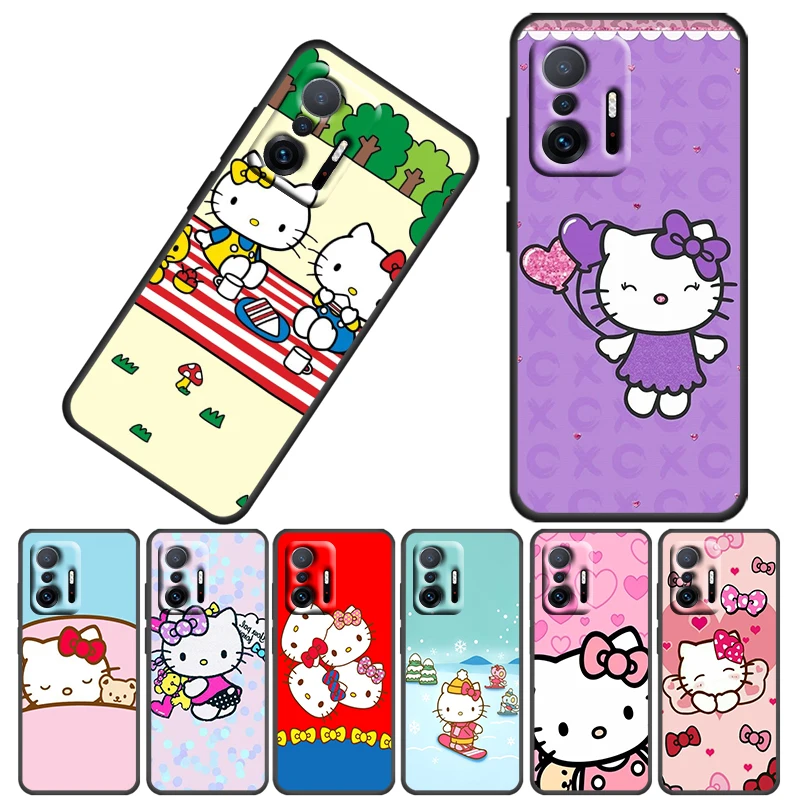 Cartoon Hello Kitty Pink For Xiaomi 12 12X 11 11T 10T Mi 9T Ultra Pro Lite TPU Soft Silicone Black Phone Case Fundas Coque Cover
Cartoon Hello Kitty Pink For Xiaomi 12 12X 11 11T 10T Mi 9T Ultra Pro Lite TPU Soft Silicone Black Phone Case Fundas Coque Cover