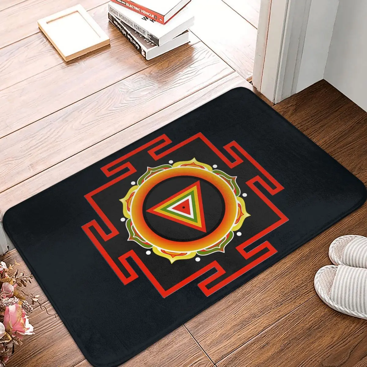 

Shiva Hindu God India Lingam Bath Mat The Kali Yantra Doormat Kitchen Carpet Outdoor Rug Home Decor