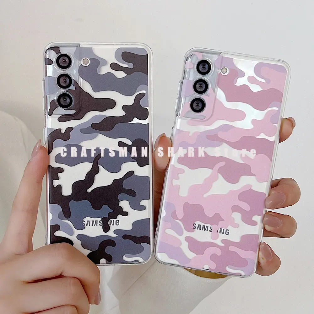 Cute Pink Camo Phone Case For Samsung Galaxy S22 S21FE S20 Plus Ultra Note20 10 A22 A32 5G A71 4G Clear Silicone Soft Case Cover
Cute Pink Camo Phone Case For Samsung Galaxy S22 S21FE S20 Plus Ultra Note20 10 A22 A32 5G A71 4G Clear Silicone Soft Case Cover