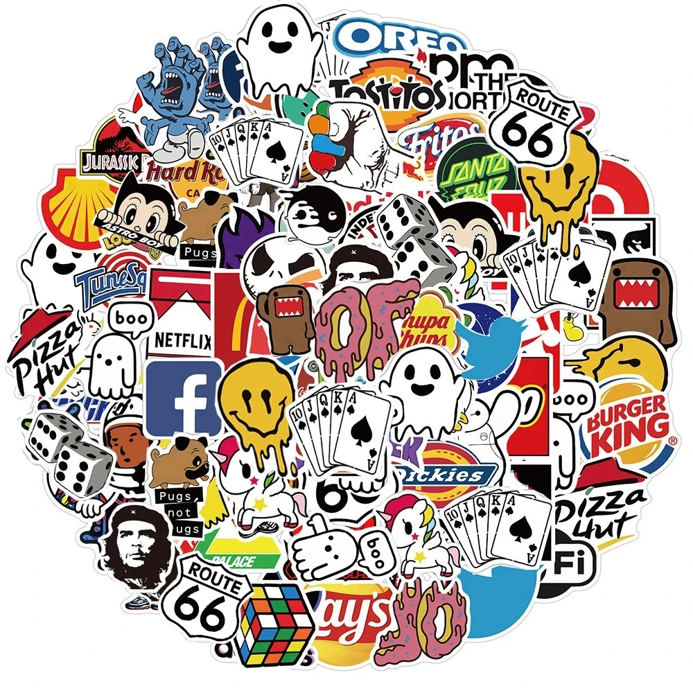 10/50/100Pcs Fashion Trend Cool Brand Logo Sticker Aesthetic Motorcycle Phone Car Skateboard Laptop Deco Stickers Decals Kid Toy
10/50/100Pcs Fashion Trend Cool Brand Logo Sticker Aesthetic Motorcycle Phone Car Skateboard Laptop Deco Stickers Decals Kid Toy