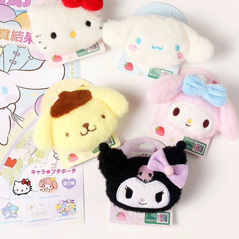 Kawaii Plush Doll Hair Accessories Anime Kuromi My Melody Hellokts Cartoon Plushie Soft Hair Brooch Clip Animals Pin Gifts Toys
Kawaii Plush Doll Hair Accessories Anime Kuromi My Melody Hellokts Cartoon Plushie Soft Hair Brooch Clip Animals Pin Gifts Toys