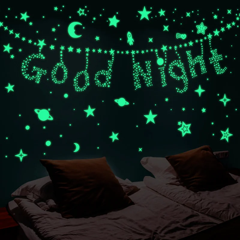 Luminous 3D Stars Wall Sticker DIY Dots Room Bedroom Glow Dark Moon Decal Fluorescent Stickers Brightness Lasts Home Decoration
Luminous 3D Stars Wall Sticker DIY Dots Room Bedroom Glow Dark Moon Decal Fluorescent Stickers Brightness Lasts Home Decoration