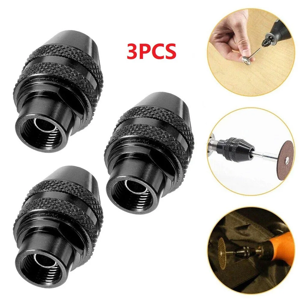3pcs Drill Chuck Multi Keyless Chuck Universal Quick Change Keyless Replacement Rotary Tool For 3000 4000 7700 8200
3pcs Drill Chuck Multi Keyless Chuck Universal Quick Change Keyless Replacement Rotary Tool For 3000 4000 7700 8200