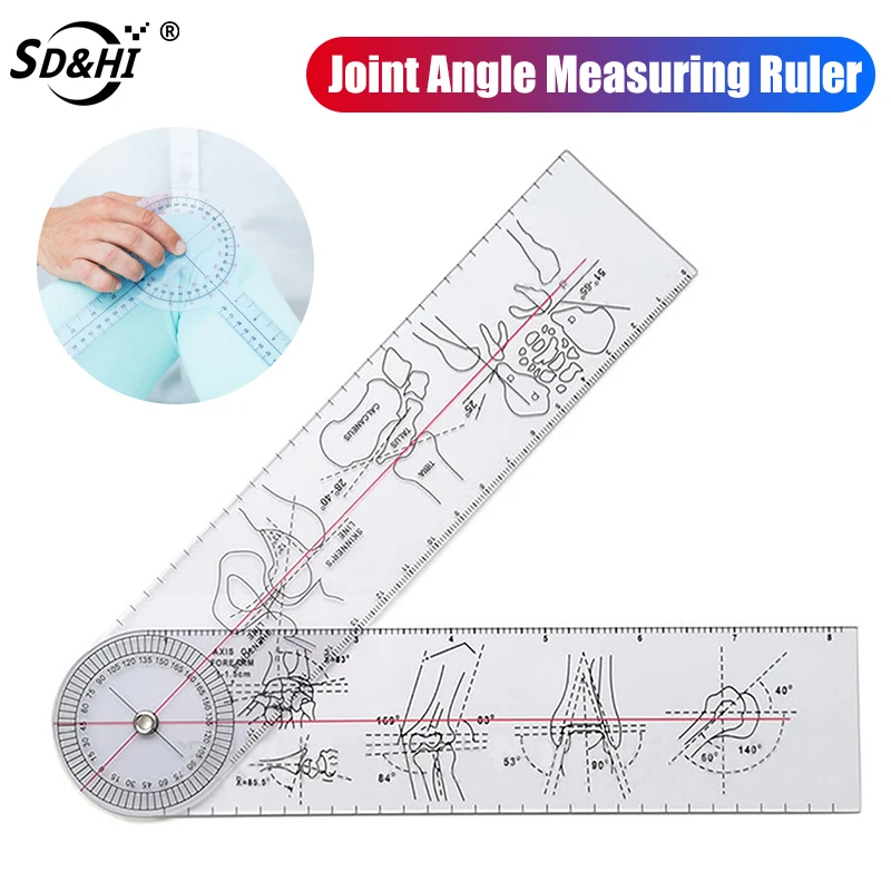 360 Degree Goniometer Angle Medical Spinal Angle Ruler Angle Inclinometer Ruler Plastic Protractor Angle Finder Measuring Tool
360 Degree Goniometer Angle Medical Spinal Angle Ruler Angle Inclinometer Ruler Plastic Protractor Angle Finder Measuring Tool