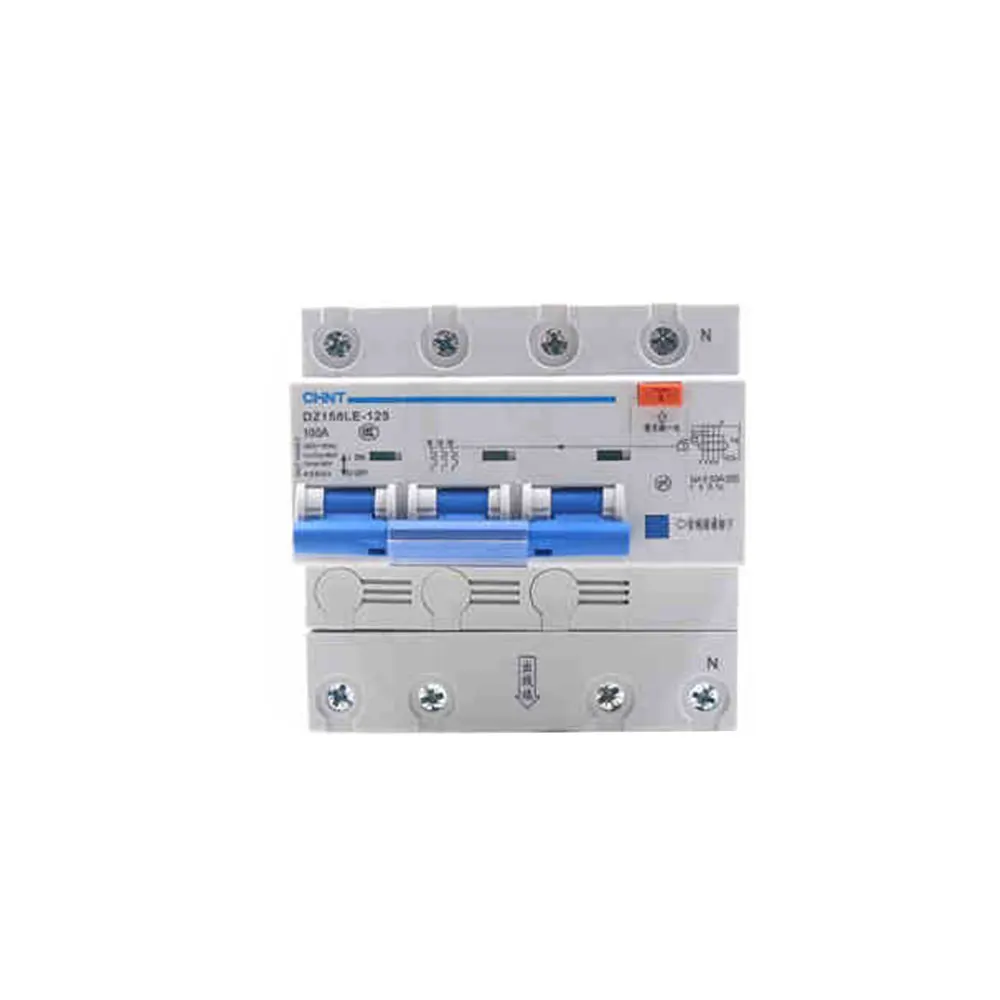 Автоматические выключатели от утечки, мощный Бытовой Воздушный выключатель, автоматические выключатели остаточного тока DZ158LE 3P 100A 
Автоматические выключатели от утечки, мощный Бытовой Воздушный выключатель, автоматические выключатели остаточного тока DZ158LE 3P 100A