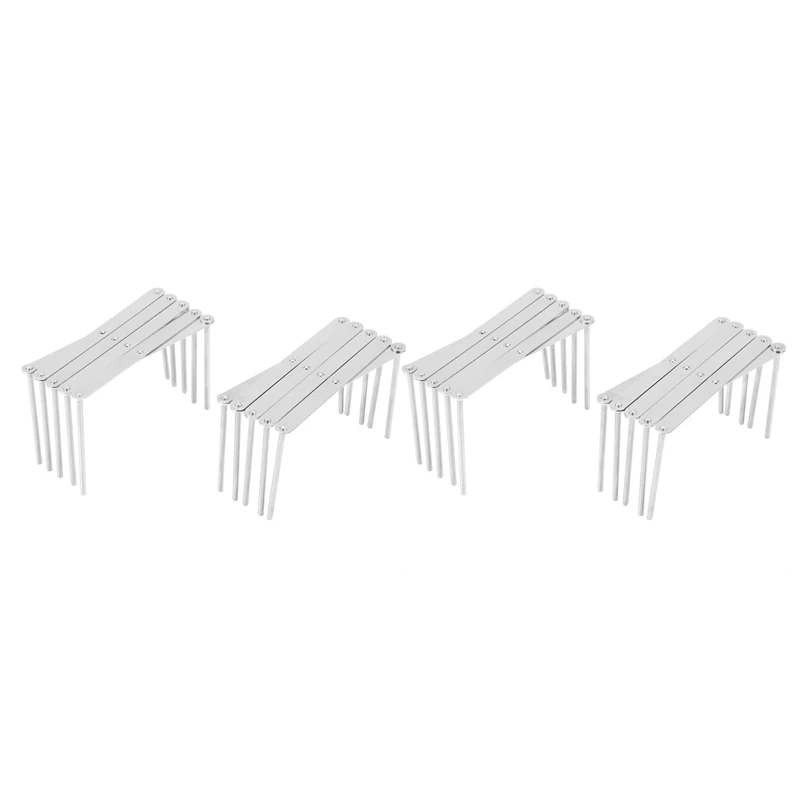 4 Pcs Pot Lid Organizer,Foldable Stainless Steel Extended Bowl Rack Sink Plate Stand Holder Dish Drainer Storage Shelf
4 Pcs Pot Lid Organizer,Foldable Stainless Steel Extended Bowl Rack Sink Plate Stand Holder Dish Drainer Storage Shelf