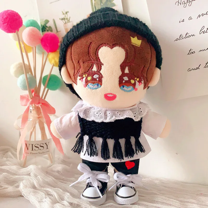 20cm Baby Doll Clothes Fringed Black Vest Lace Shirt Doll Accessories for Plush Stuffed DIY Toys Clothes Girls Gifts
20cm Baby Doll Clothes Fringed Black Vest Lace Shirt Doll Accessories for Plush Stuffed DIY Toys Clothes Girls Gifts