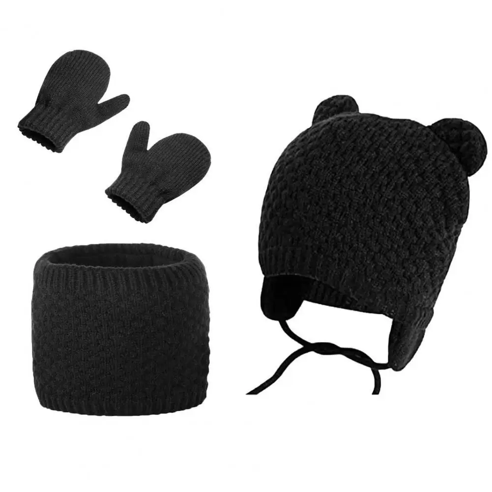 1 Set Innovative Comfortable Reusable Ear Lovely Gloves Mittens Scarf for Winter Kids Knitted Cap Kids Beanie Cap
1 Set Innovative Comfortable Reusable Ear Lovely Gloves Mittens Scarf for Winter Kids Knitted Cap Kids Beanie Cap