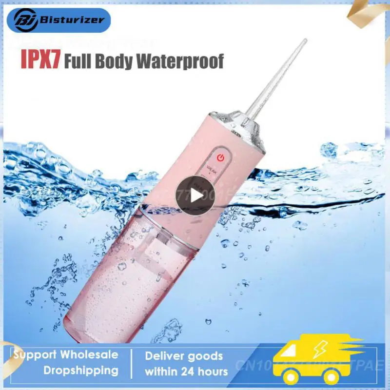 Oral Irrigator Portable Water Flosser USB Rechargeable Water Jet Floss Tooth Pick 4 Jet Tip 220ml 3 Modes IPX7 1400rpm
Oral Irrigator Portable Water Flosser USB Rechargeable Water Jet Floss Tooth Pick 4 Jet Tip 220ml 3 Modes IPX7 1400rpm