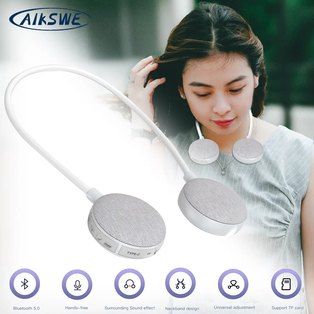 Новинка подвесной шейный Bluetooth динамик тканевый портативный беспроводной маленький стерео музыкальный волшебный кольцо водонепроницаемы...
Новинка подвесной шейный Bluetooth динамик тканевый портативный беспроводной маленький стерео музыкальный волшебный кольцо водонепроницаемы...