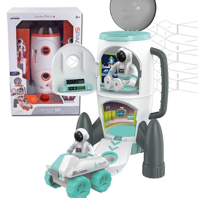 Large Spray Rocket Exploration Children Baby Early Education Sound And Light Aviation Model Toys 
Large Spray Rocket Exploration Children Baby Early Education Sound And Light Aviation Model Toys