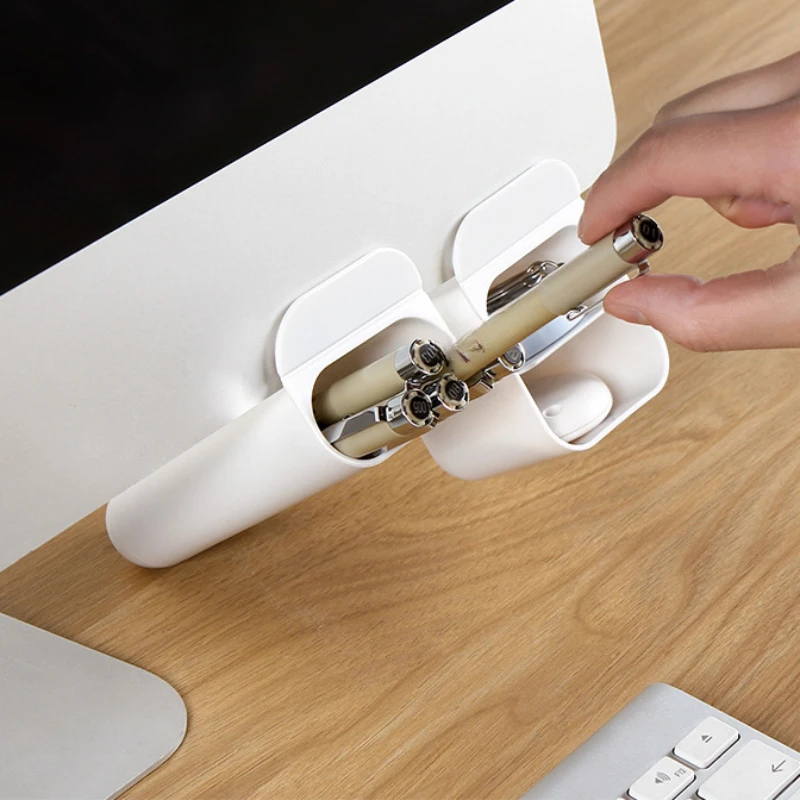 Desk Pen Pencil Storage Box Self Adhesive Pen Holder Desktop Stationery Holder Sundries Storage Rack Office Desk Accessories
Desk Pen Pencil Storage Box Self Adhesive Pen Holder Desktop Stationery Holder Sundries Storage Rack Office Desk Accessories