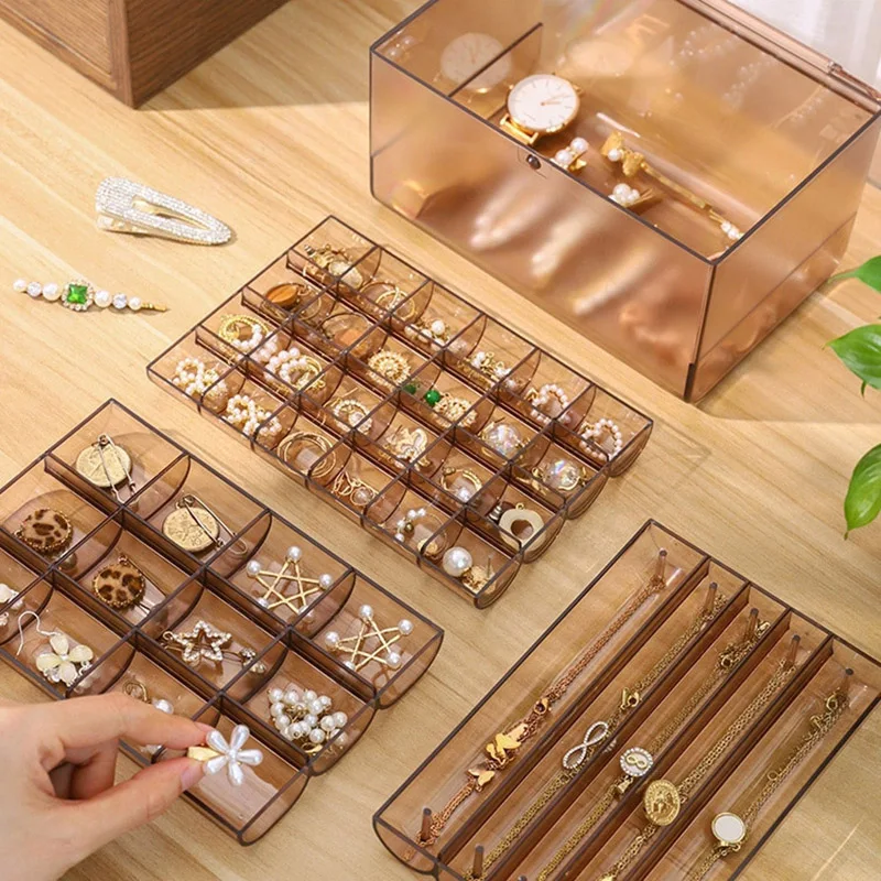 Acrylic Jewellery Organizers Dustproof Jewelry Storage Box Earring Rings Necklace Large Space Jewellery Case Stand 1-4 Layers
Acrylic Jewellery Organizers Dustproof Jewelry Storage Box Earring Rings Necklace Large Space Jewellery Case Stand 1-4 Layers