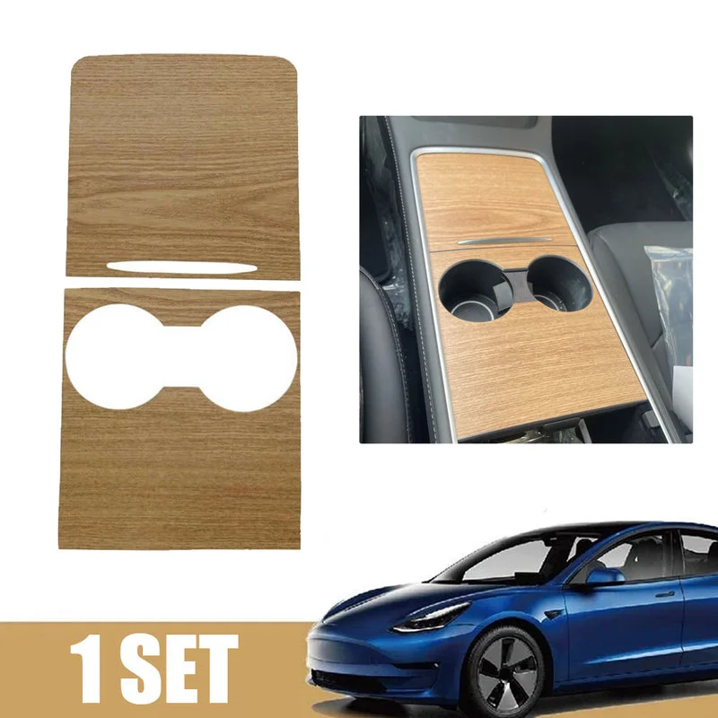 Car Interior Central Control Panel Sticker Wood Grain Non-scratch Film Decor Sticker for Tesla Model Y Tesla Model 3 Accessories 
Car Interior Central Control Panel Sticker Wood Grain Non-scratch Film Decor Sticker for Tesla Model Y Tesla Model 3 Accessories