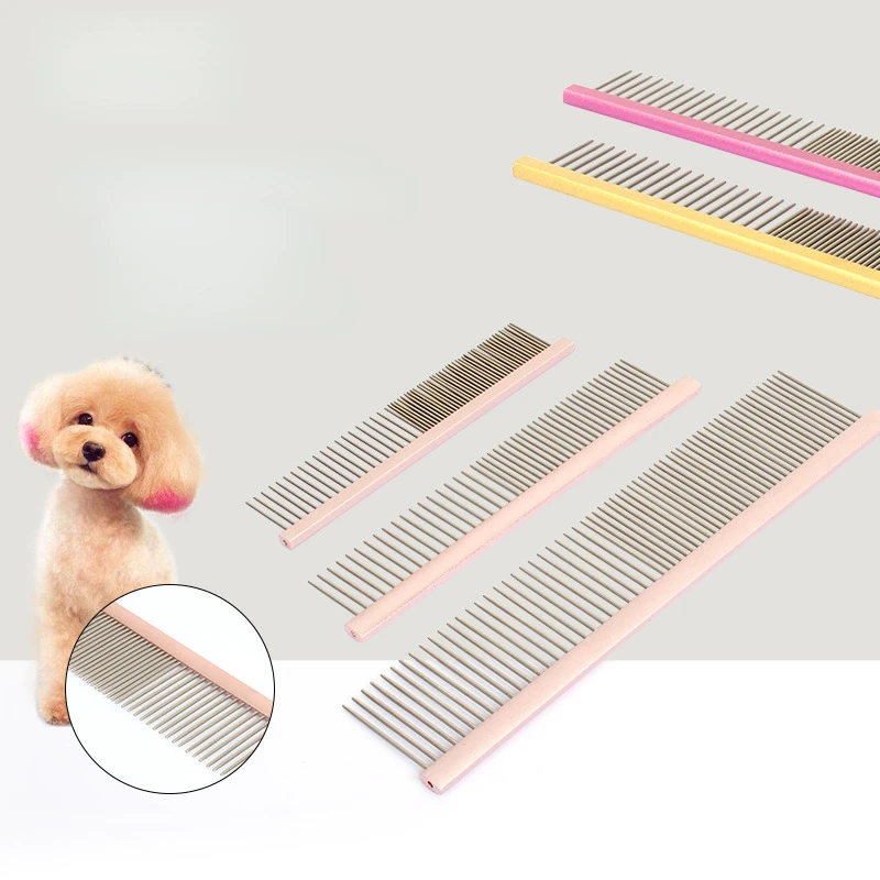 Dog Professional Trimmer Grooming Comb Pet Aluminum Steel Puppy Pet Light Comb Stainless Hair Brush Cleaning Pins Accessories
Dog Professional Trimmer Grooming Comb Pet Aluminum Steel Puppy Pet Light Comb Stainless Hair Brush Cleaning Pins Accessories