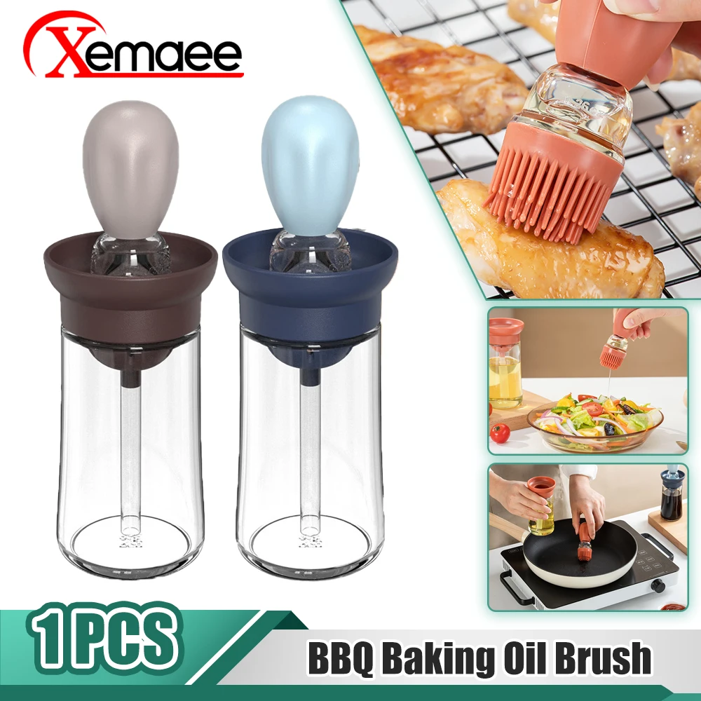 Silicone Oil Bottle Oil Brush Baking Grill Seasoning Oil Brush Dispenser Pastry Steak BBQ Oil Brush Home Kitchen Camping Gadgets
Silicone Oil Bottle Oil Brush Baking Grill Seasoning Oil Brush Dispenser Pastry Steak BBQ Oil Brush Home Kitchen Camping Gadgets