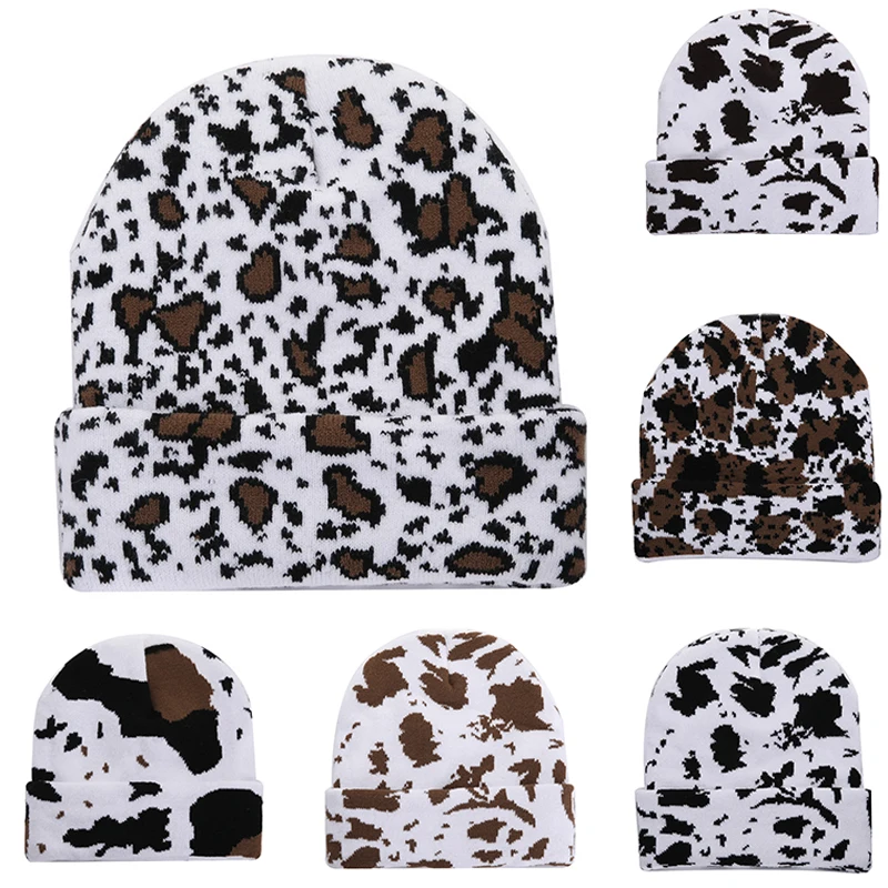 2022 New Knit Cap Beanie Skull Hat Lovely Leopard Acrylic Hat Autumn Winter Men Women Cow Print Warm Bonnet Fashion Cap
2022 New Knit Cap Beanie Skull Hat Lovely Leopard Acrylic Hat Autumn Winter Men Women Cow Print Warm Bonnet Fashion Cap