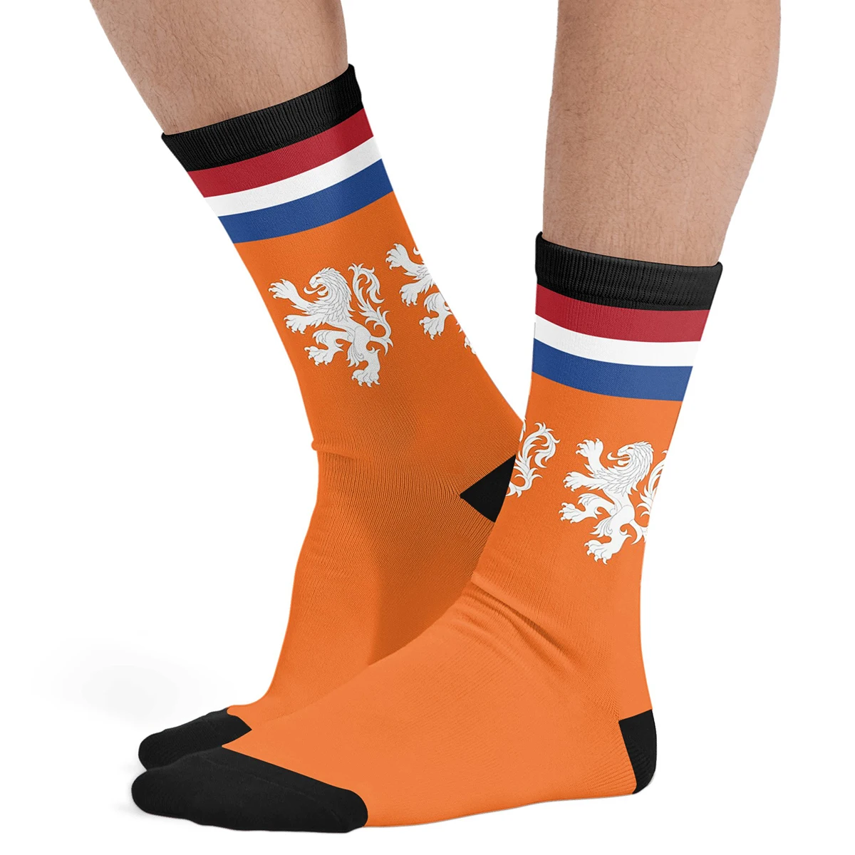 Dutch Lion Thick Contrast Color Socks Men's 5% Spandex Funny Middle Tube Socks Winter Holland Soccer Orange Gift Idea
Dutch Lion Thick Contrast Color Socks Men's 5% Spandex Funny Middle Tube Socks Winter Holland Soccer Orange Gift Idea