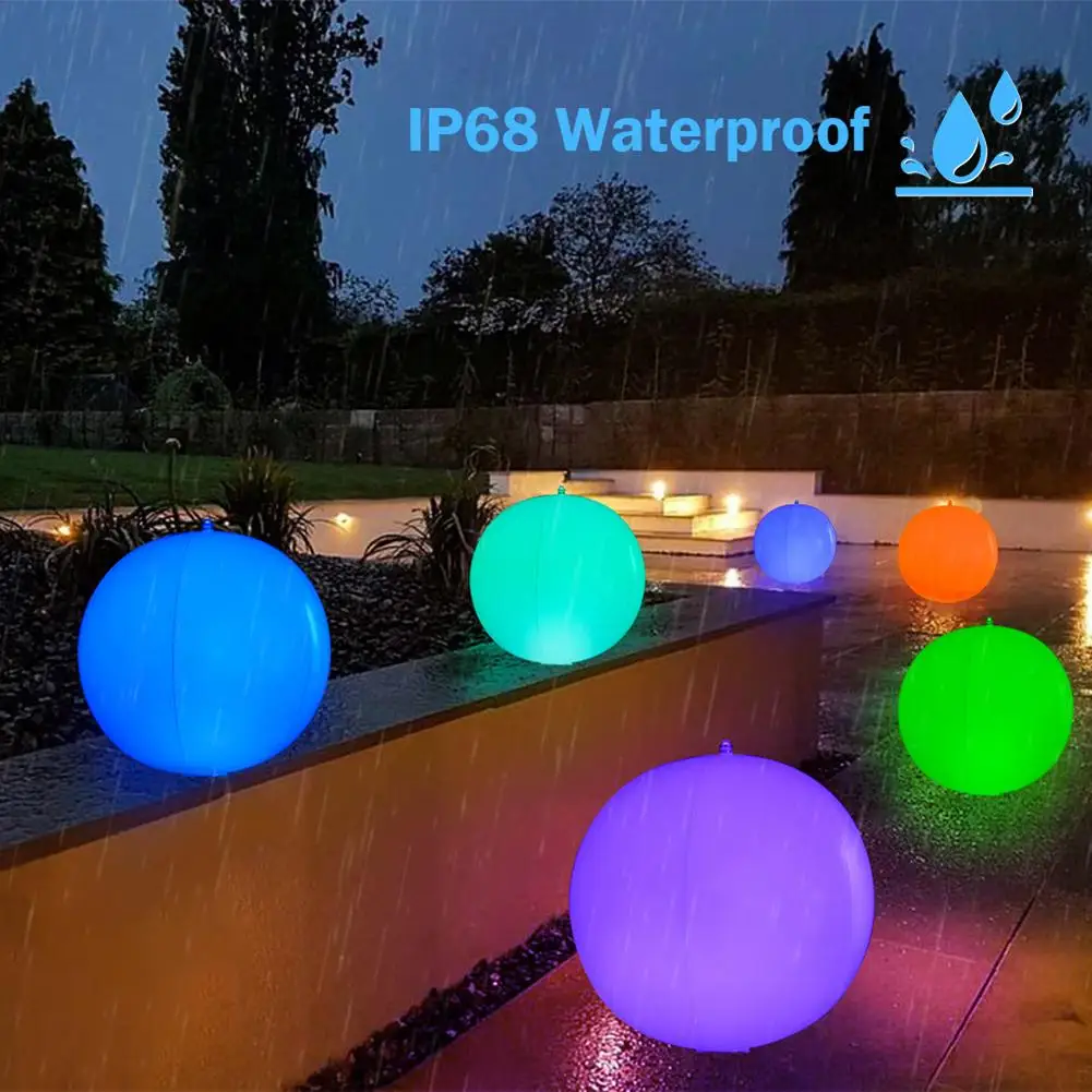 14 In Led Beach Ball Toy With 16 Color Changing Solar Light Waterproof Led Inflatable Luminous Pool Floating Ball Party Supplies
14 In Led Beach Ball Toy With 16 Color Changing Solar Light Waterproof Led Inflatable Luminous Pool Floating Ball Party Supplies
