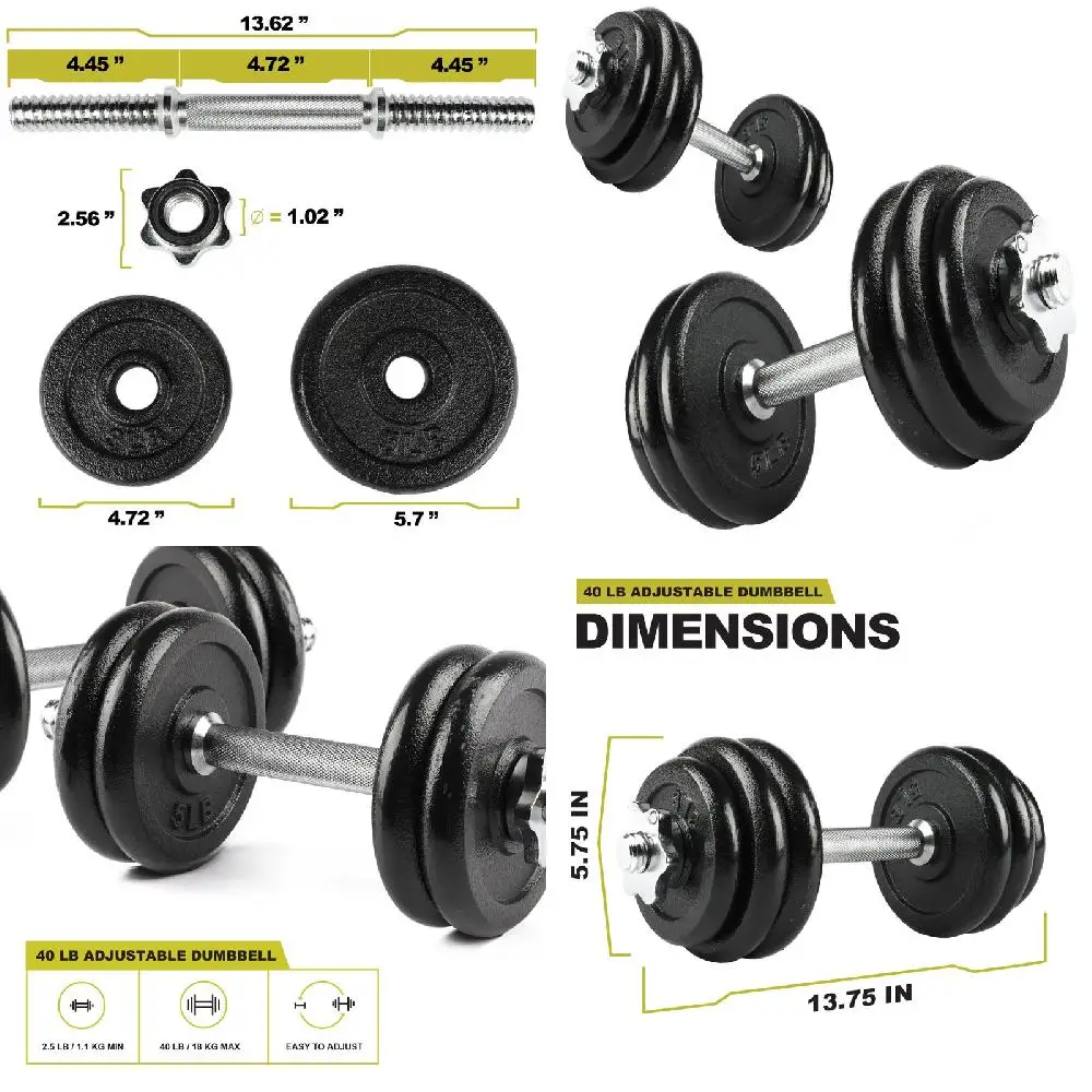 Stylish, Durable Portable Home Gym Exercise Weight Lifting Kit - Perfect for Full Body Workout.
Stylish, Durable Portable Home Gym Exercise Weight Lifting Kit - Perfect for Full Body Workout.