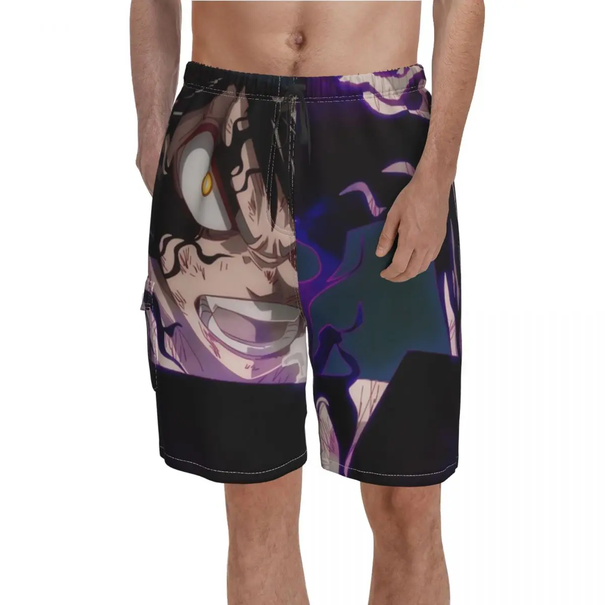 Asta Eyes Of Anger Board Shorts Black Clover Board Short Pants Drawstring Comfortable Printed Swim Trunks Plus Size 2XL
Asta Eyes Of Anger Board Shorts Black Clover Board Short Pants Drawstring Comfortable Printed Swim Trunks Plus Size 2XL