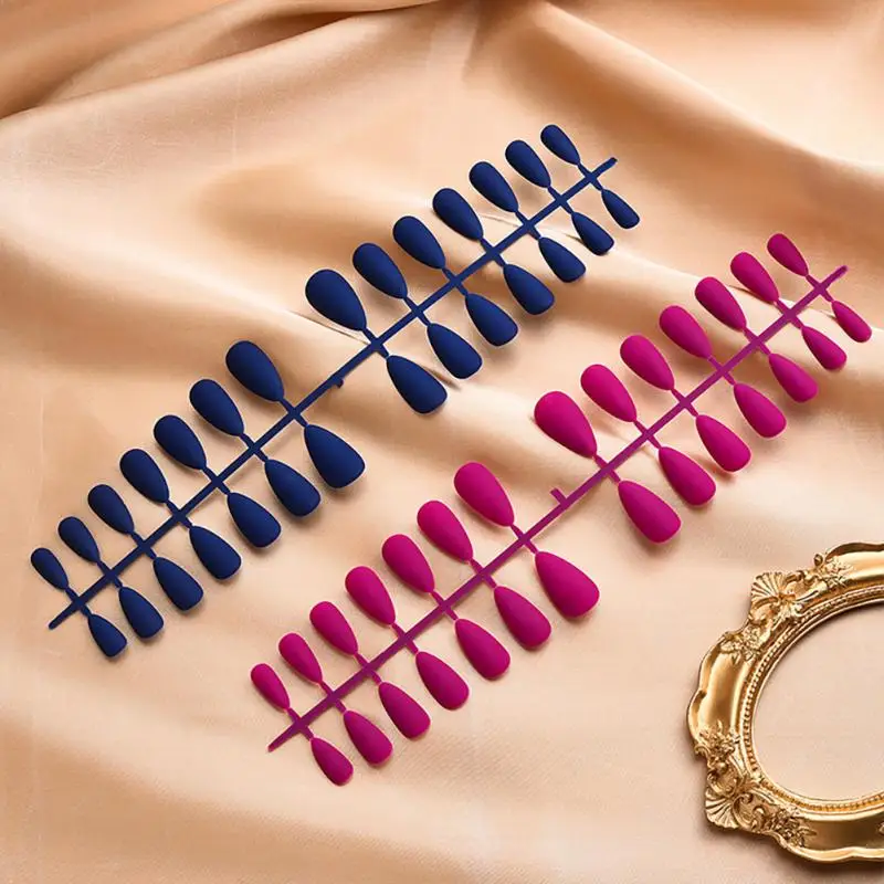 28Pcs/Strips Pure Color Short Ballet Wearable Fake Nails press on Pointed Head Full Cover Detachable False Nails Manicure Tools
28Pcs/Strips Pure Color Short Ballet Wearable Fake Nails press on Pointed Head Full Cover Detachable False Nails Manicure Tools