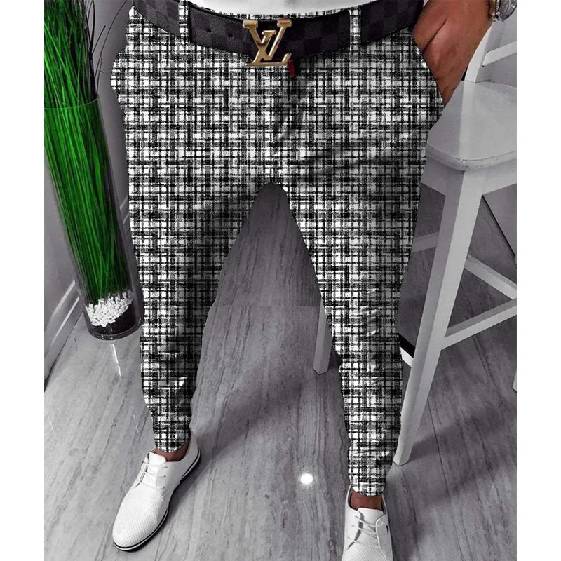 Spring 2022 New Street Fashion Plaid Casual men's pants Men's mid-waist casual pants Men's pants 3D printed plaid slim pants
Spring 2022 New Street Fashion Plaid Casual men's pants Men's mid-waist casual pants Men's pants 3D printed plaid slim pants