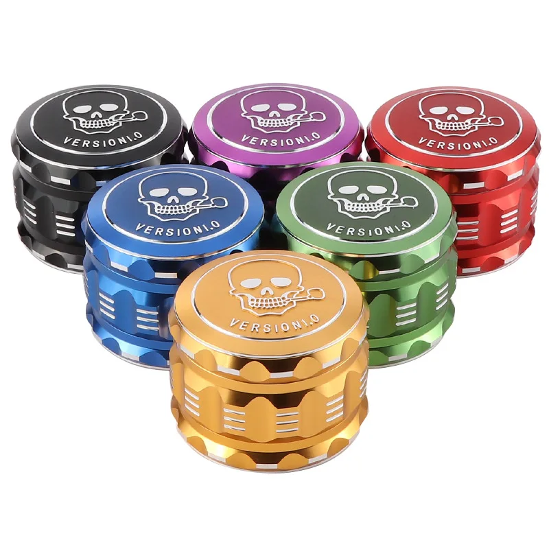 Smoking Tobacco Grinders Skull Metal Herb Case SharpStone Alloy Spice 63mm 4Layers Herbal Crusher Cigarette Machine
Smoking Tobacco Grinders Skull Metal Herb Case SharpStone Alloy Spice 63mm 4Layers Herbal Crusher Cigarette Machine