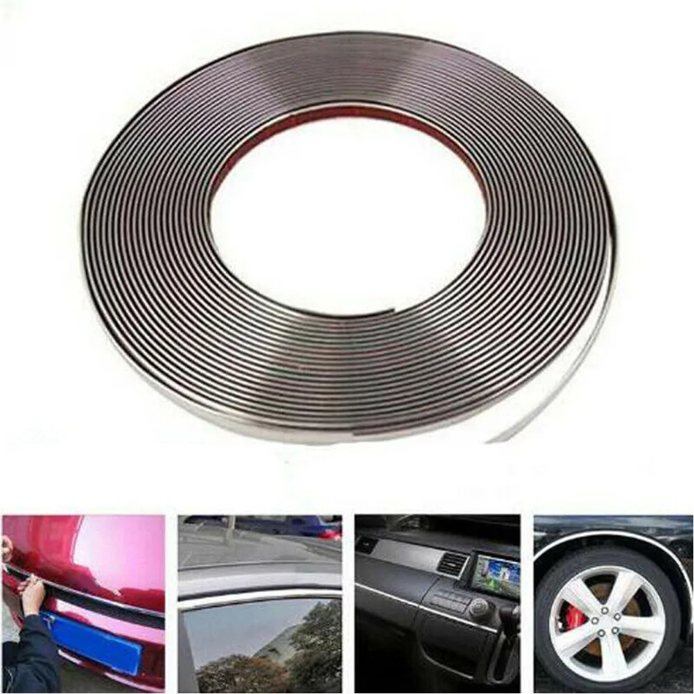 2020 High quality Car decoration strip 1 set 8mm*5m Car Styling Moulding Chrome Decor Self Adhesive Cover Tape
2020 High quality Car decoration strip 1 set 8mm*5m Car Styling Moulding Chrome Decor Self Adhesive Cover Tape