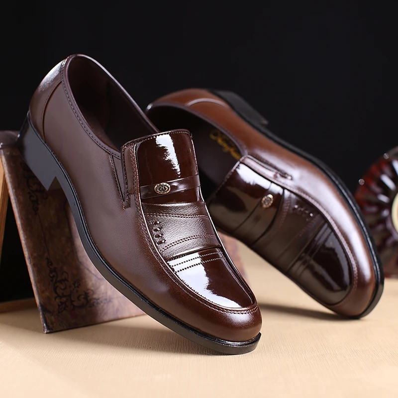 Men Business Leather Shoes Flat Shoes Formal Casual Lowtop Solid Color Nonslip Formal Leather Shoes Formal Men Shoes New 2022
Men Business Leather Shoes Flat Shoes Formal Casual Lowtop Solid Color Nonslip Formal Leather Shoes Formal Men Shoes New 2022