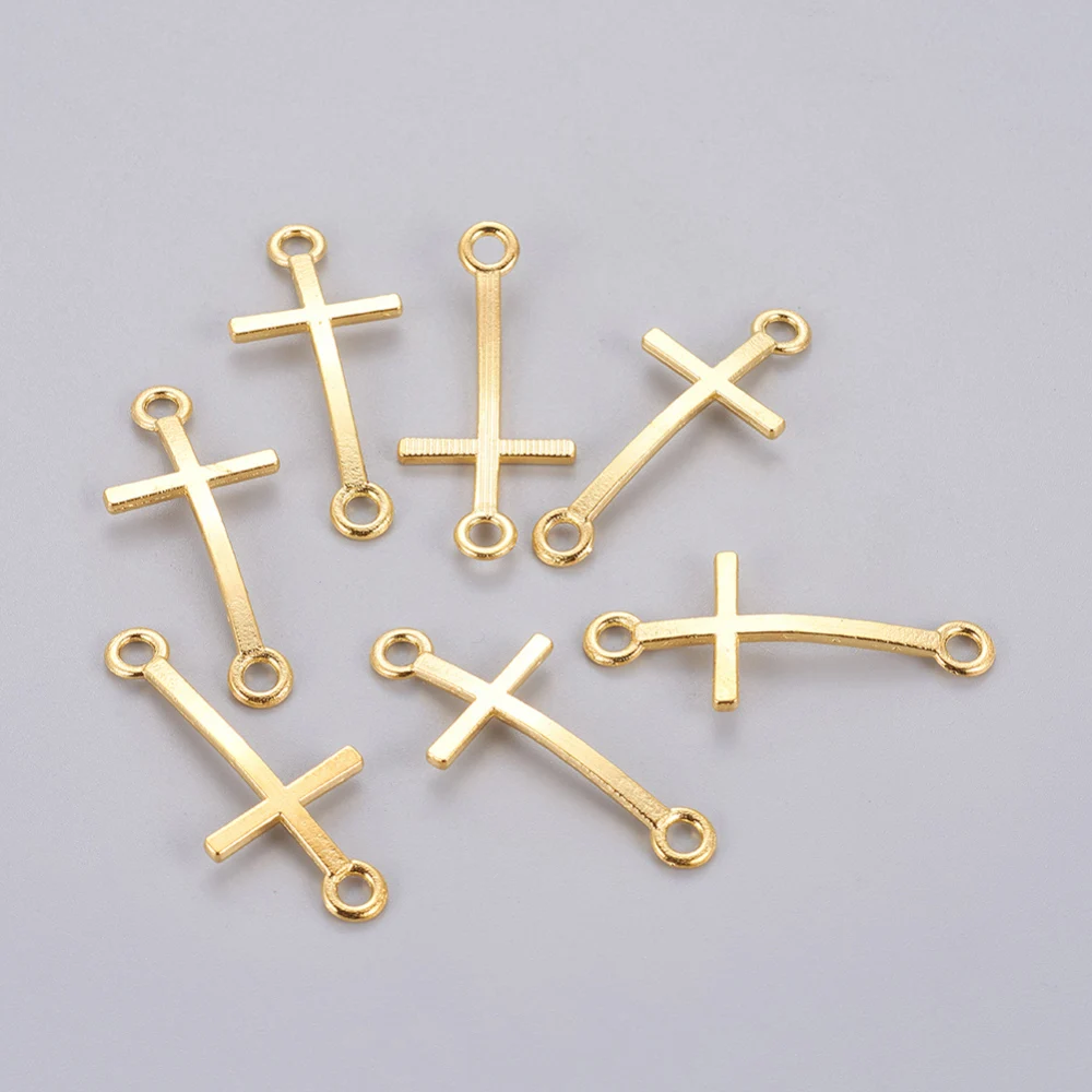 5-20pc Alloy Links connectors Cadmium Free & Lead Free Sideways Cross Golden 39x17x2mm Hole: 3mm Jewelry Making Easter
5-20pc Alloy Links connectors Cadmium Free & Lead Free Sideways Cross Golden 39x17x2mm Hole: 3mm Jewelry Making Easter
