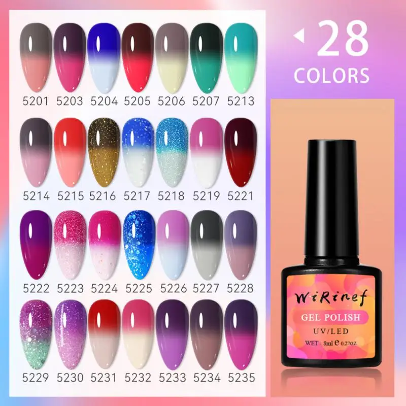 Temperature Change Colors Nail Gel Polish Lacquer UV Thermo Chameleon Varnish Gel Nail Polish Manicure Nails Art Top Coat Needed
Temperature Change Colors Nail Gel Polish Lacquer UV Thermo Chameleon Varnish Gel Nail Polish Manicure Nails Art Top Coat Needed