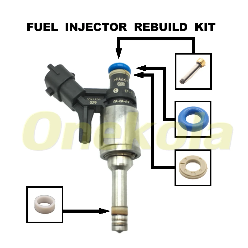Fuel Injector Service Repair Kit Filters Orings Seals Grommets for GDI 2007 - 2009 Mini Cooper Countryman 1.6L L4 0261500073
Fuel Injector Service Repair Kit Filters Orings Seals Grommets for GDI 2007 - 2009 Mini Cooper Countryman 1.6L L4 0261500073