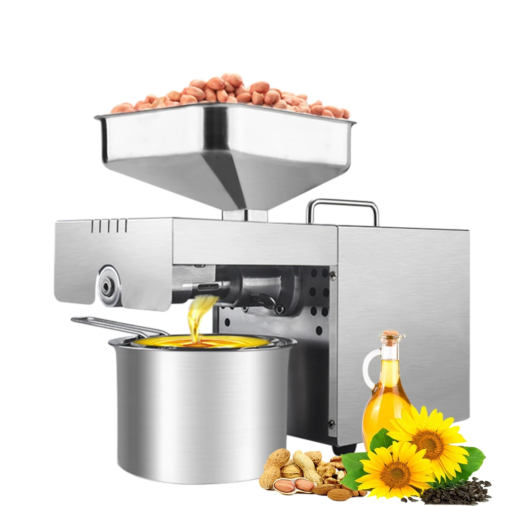 New Stainless Steel Oil Press Machine Commercial Home Oil Extractor Expeller Presser 110V or 220V available
New Stainless Steel Oil Press Machine Commercial Home Oil Extractor Expeller Presser 110V or 220V available