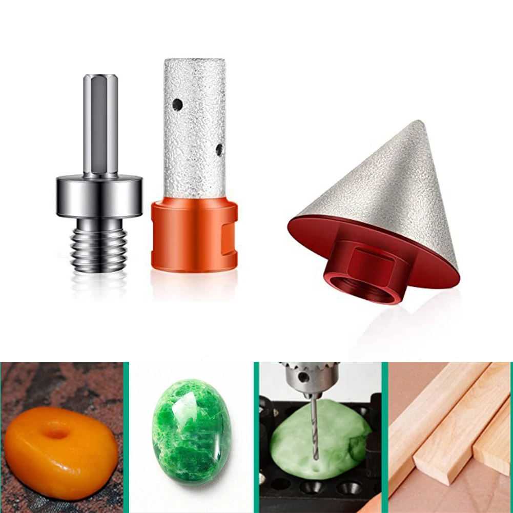 48mm Vacuum Brazed Diamond Grinding Head Drill Bits Stone 60 Degree Angle Milling Cutter Tools for Tile Ceramic Marble
48mm Vacuum Brazed Diamond Grinding Head Drill Bits Stone 60 Degree Angle Milling Cutter Tools for Tile Ceramic Marble