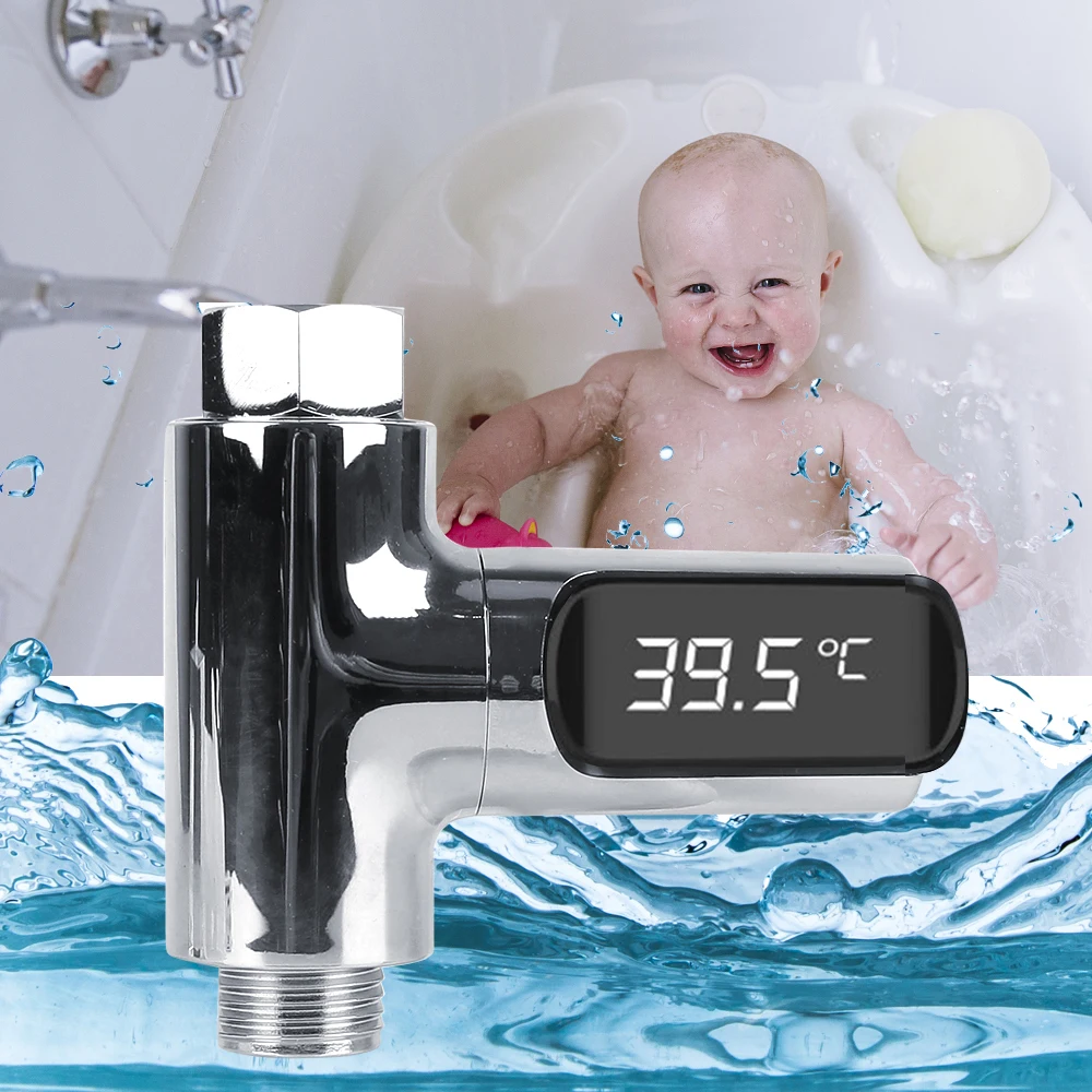 LED Self-Generating Display Water Shower Thermometer Electricity Water Temperature Monitor Energy Smart Meter thermometer
LED Self-Generating Display Water Shower Thermometer Electricity Water Temperature Monitor Energy Smart Meter thermometer