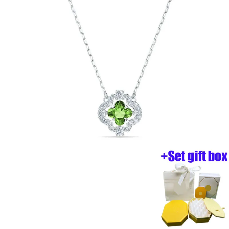 Fashionable Charm White Green Four-leaf clover Collar Chain Jewelry Necklace Suitable for Beauty, Free Delivery
Fashionable Charm White Green Four-leaf clover Collar Chain Jewelry Necklace Suitable for Beauty, Free Delivery
