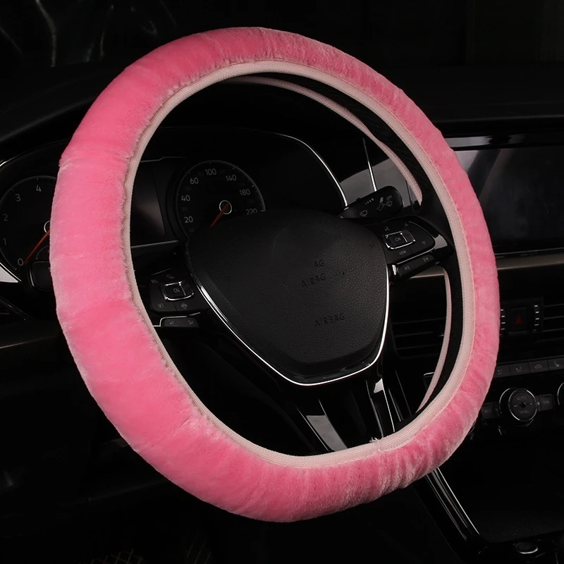 Winter style warm car steering wheel cover plush pull handle cover warm men's and women's universal steering wheel set
Winter style warm car steering wheel cover plush pull handle cover warm men's and women's universal steering wheel set