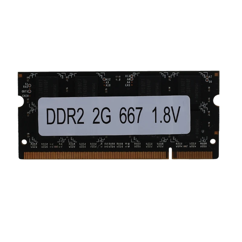 

DDR2 2 Гб ОЗУ для ноутбука 667 МГц PC2 5300 SODIMM 1,8 в 200 Контактов для памяти ноутбука AMD