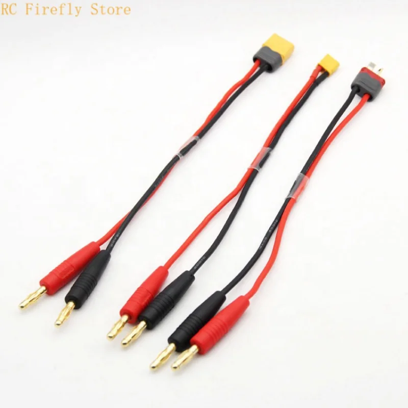 Connectors XT30 XT60 AM1015E Deans T Plug Male Connector With Caps to 4mm Banana Plugs Charge Cable For RC IMAX B6 Charger
Connectors XT30 XT60 AM1015E Deans T Plug Male Connector With Caps to 4mm Banana Plugs Charge Cable For RC IMAX B6 Charger