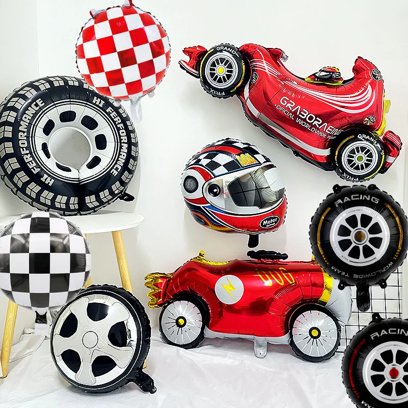 1pcs Classic Car Aluminum Film Balloon Racing Helmet Lattice Balloon Children's Toy Birthday Decoration Balloon
1pcs Classic Car Aluminum Film Balloon Racing Helmet Lattice Balloon Children's Toy Birthday Decoration Balloon