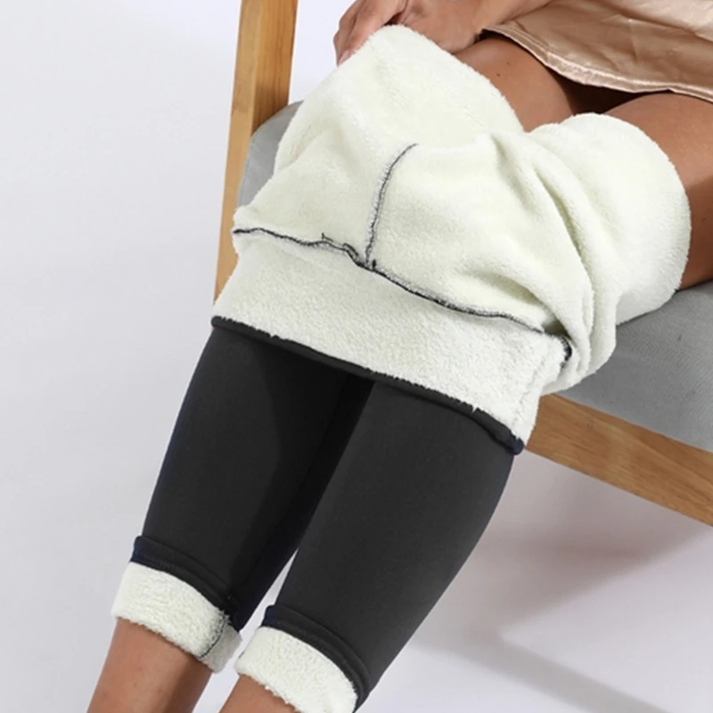 Women Winter Warm Leggings Solid Color Ladies Elastic Waist Fleece Lining High Elastic Long Pants for Casual Daily
Women Winter Warm Leggings Solid Color Ladies Elastic Waist Fleece Lining High Elastic Long Pants for Casual Daily