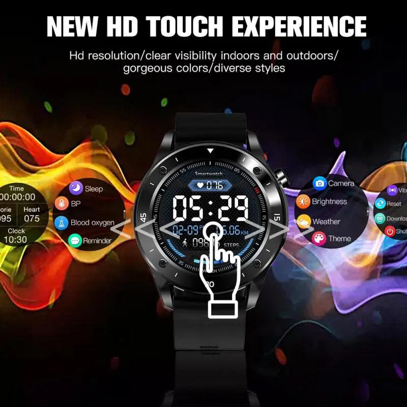 

Спортивные Смарт-часы F22 для мужчин и женщин, умные часы 2021, фитнес-трекер с сенсорным экраном и функцией измерения кровяного давления, android