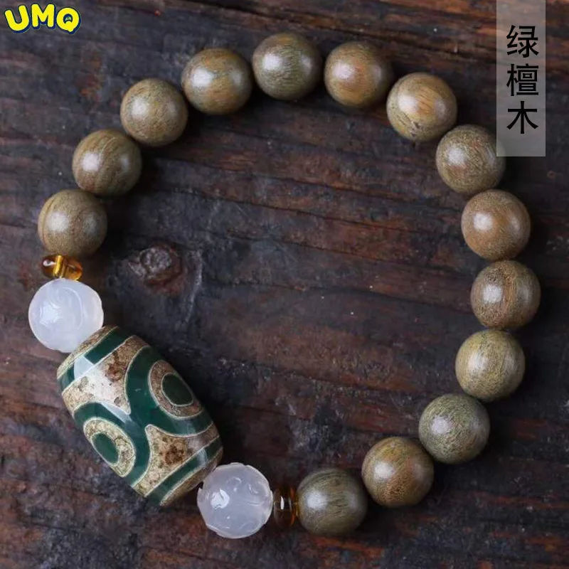 Green Sandalwood Diy3 Eye Heavenly Pearl Lvsen Hand String Men's and Women's Stationery Decorative Rosary Decorative Jewelry
Green Sandalwood Diy3 Eye Heavenly Pearl Lvsen Hand String Men's and Women's Stationery Decorative Rosary Decorative Jewelry