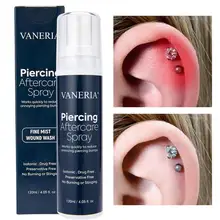 Piercing Fine Mist Spray 120ml Piercing Cleaner Wound Wash And Fine Mist Natural Care Treatments Mist For Nose Ear Piercing