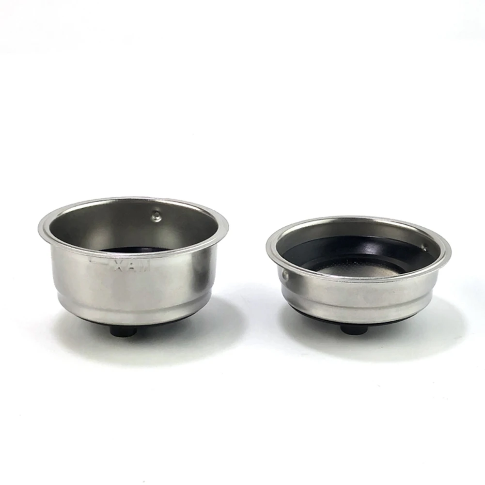 Stainless Steel Coffee Filter Basket Single/Double Cup Espresso Coffee Machine Filters Cup Home Kitchen Coffeeware
Stainless Steel Coffee Filter Basket Single/Double Cup Espresso Coffee Machine Filters Cup Home Kitchen Coffeeware