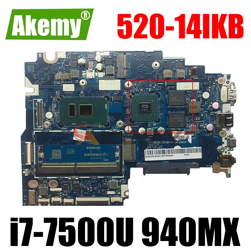 Материнская плата Akemy для ноутбука Lenovo YOGA 520-14IKB Flex 5-1470, LA-E541P GPU 940MX 2 Гб, протестирована на 100%
Материнская плата Akemy для ноутбука Lenovo YOGA 520-14IKB Flex 5-1470, LA-E541P GPU 940MX 2 Гб, протестирована на 100%